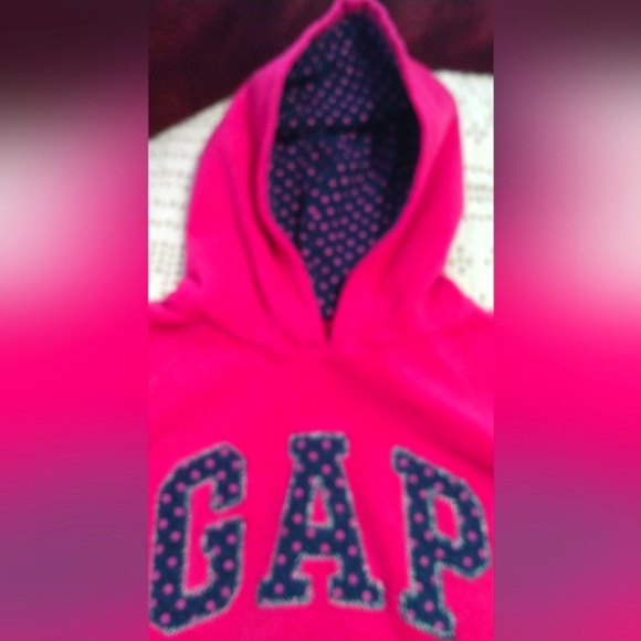 GAP kids Girls Fleece Hoodie size L (10) - Picture 3 of 4